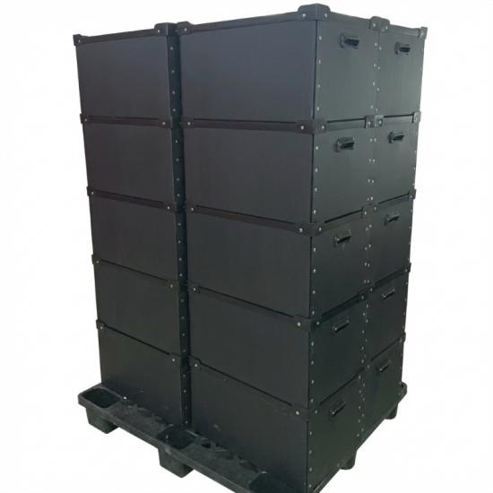 Black Anti-static Corrugated Boxes, Trays